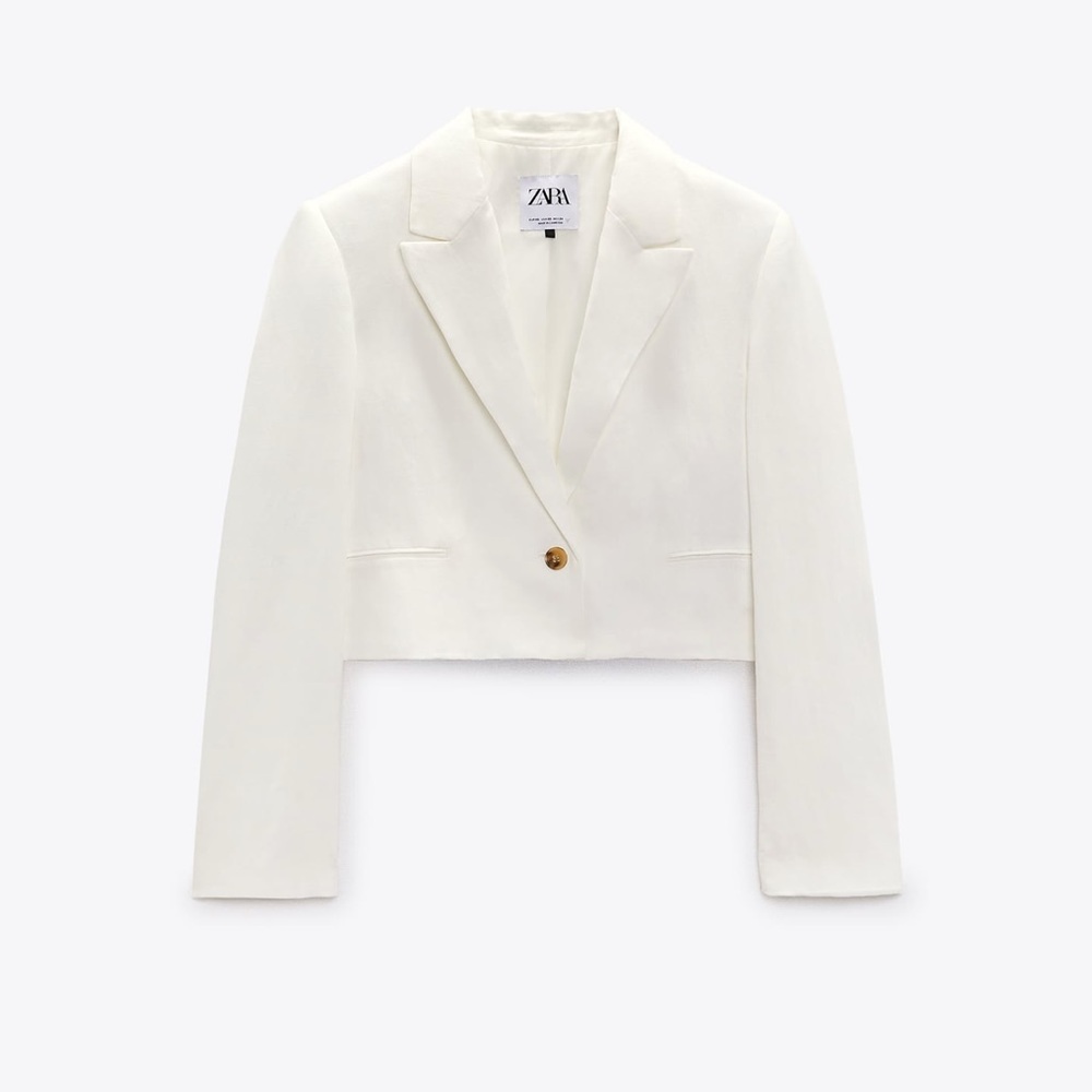 Zara Women's Cream Blazer